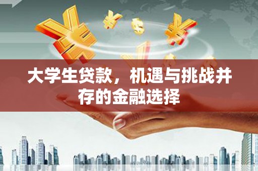 水富大学生贷款，机遇与挑战并存的金融选择