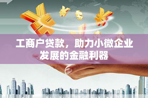 水富工商户贷款，助力小微企业发展的金融利器