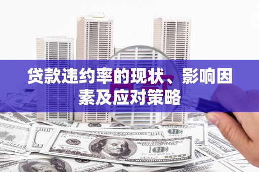 水富贷款违约率的现状、影响因素及应对策略