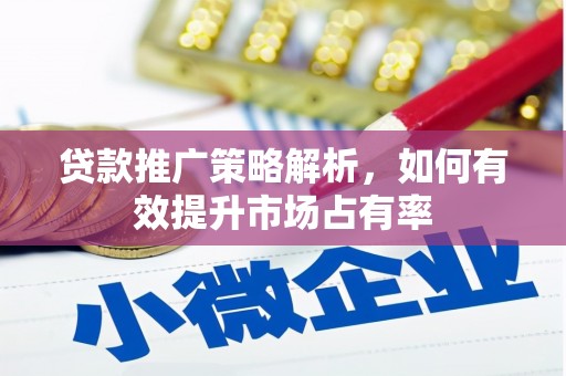 水富贷款推广策略解析，如何有效提升市场占有率