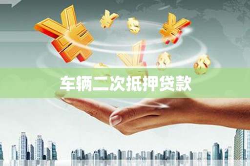 水富车辆二次抵押贷款