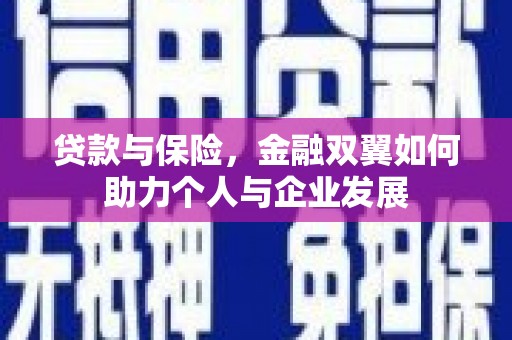 水富贷款与保险，金融双翼如何助力个人与企业发展