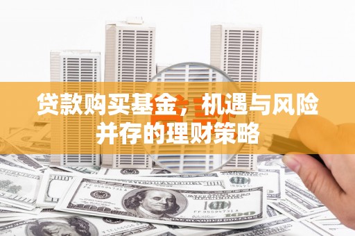 水富贷款购买基金，机遇与风险并存的理财策略