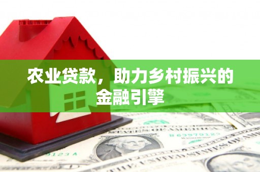 水富农业贷款，助力乡村振兴的金融引擎