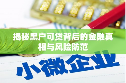 水富揭秘黑户可贷背后的金融真相与风险防范