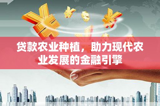 水富贷款农业种植，助力现代农业发展的金融引擎