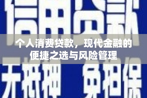 水富个人消费贷款，现代金融的便捷之选与风险管理