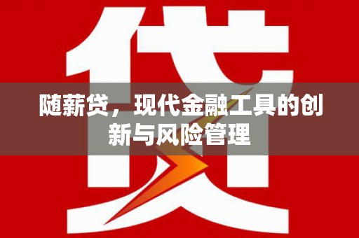水富随薪贷，现代金融工具的创新与风险管理