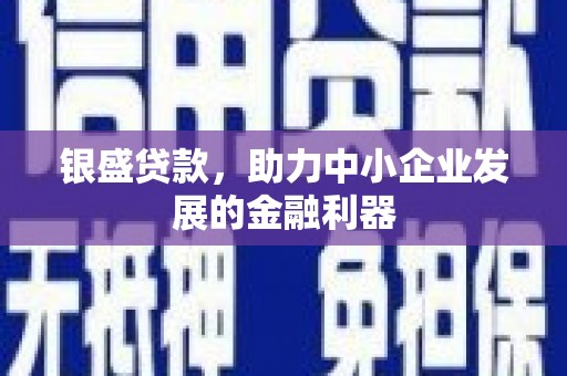 水富银盛贷款，助力中小企业发展的金融利器