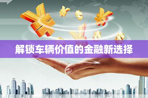 水富解锁车辆价值的金融新选择