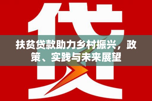 水富扶贫贷款助力乡村振兴，政策、实践与未来展望