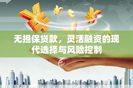水富无担保贷款，灵活融资的现代选择与风险控制