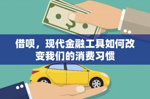 水富借呗，现代金融工具如何改变我们的消费习惯