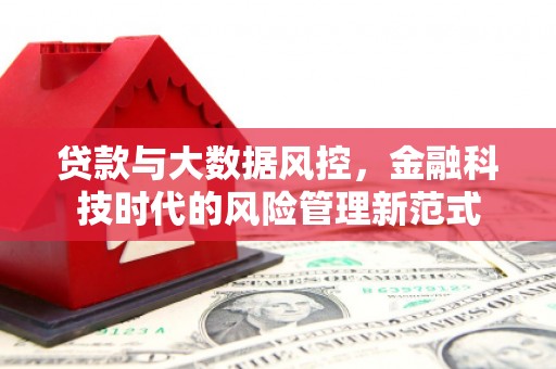 水富贷款与大数据风控，金融科技时代的风险管理新范式