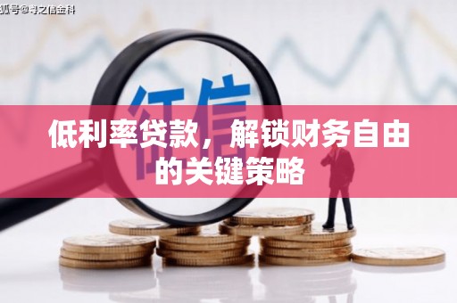 水富低利率贷款，解锁财务自由的关键策略