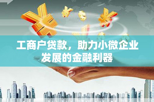 水富工商户贷款，助力小微企业发展的金融利器