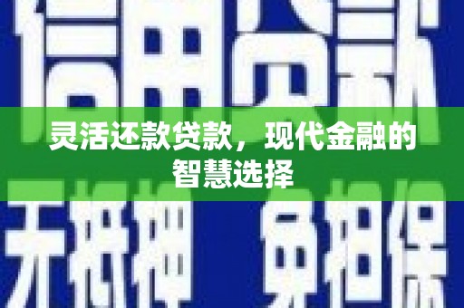 水富灵活还款贷款，现代金融的智慧选择
