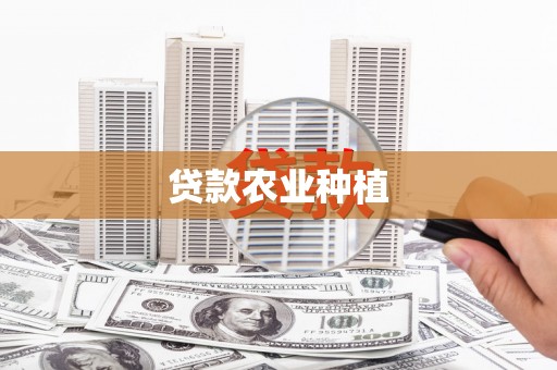 水富贷款农业种植