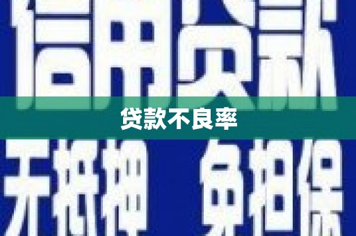 水富贷款不良率