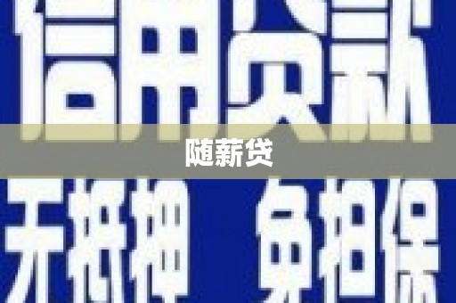 水富随薪贷