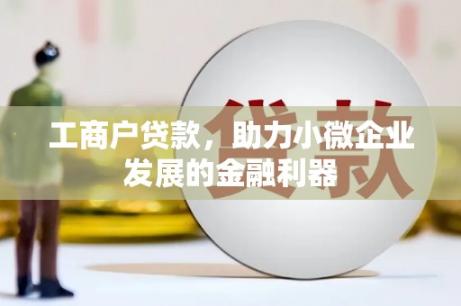 水富工商户贷款，助力小微企业发展的金融利器