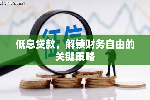 水富低息贷款，解锁财务自由的关键策略