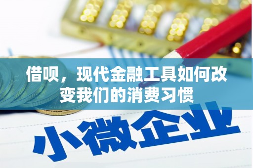 水富借呗，现代金融工具如何改变我们的消费习惯
