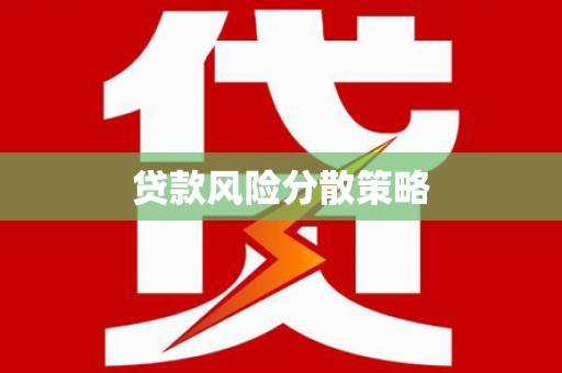 水富贷款风险分散策略