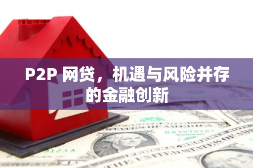 水富P2P 网贷，机遇与风险并存的金融创新