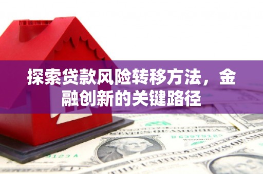 水富探索贷款风险转移方法，金融创新的关键路径