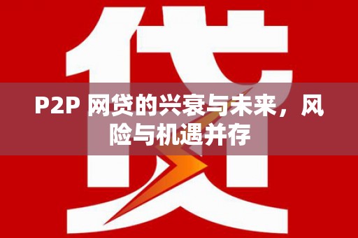 水富P2P 网贷的兴衰与未来，风险与机遇并存
