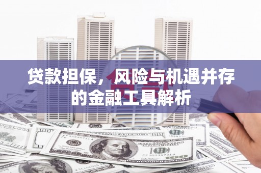 水富贷款担保，风险与机遇并存的金融工具解析