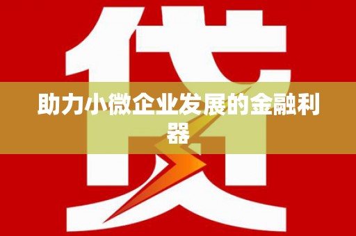 水富助力小微企业发展的金融利器