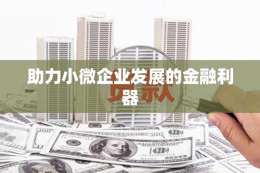 水富助力小微企业发展的金融利器