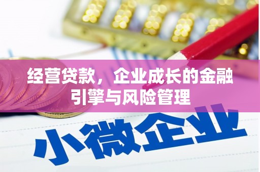 水富经营贷款，企业成长的金融引擎与风险管理